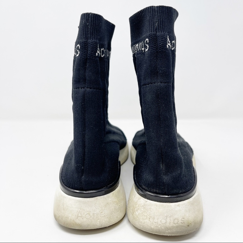 Acne Studios Size IT 39 US 8 Black BATILDA High Top Sock Sneakers - Picture 5 of 8